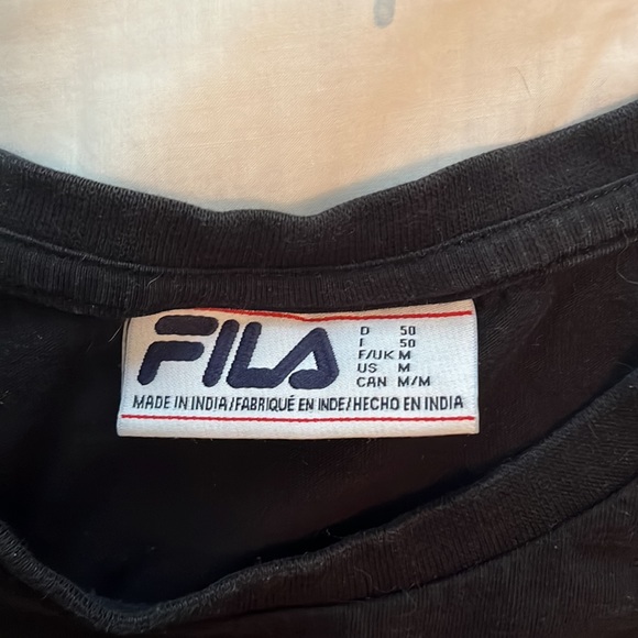 Black Fila T-Shirt - Picture 2 of 4